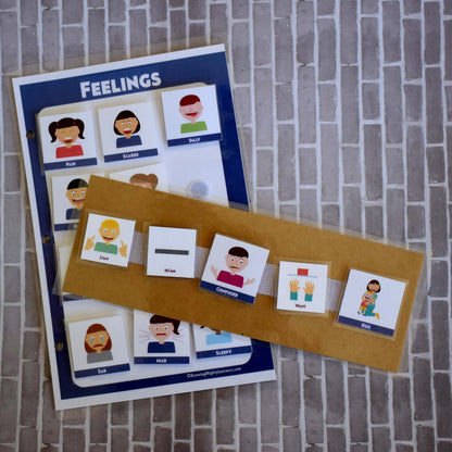 Feelings Board, Dynamic (Medium Icons, Half Page)