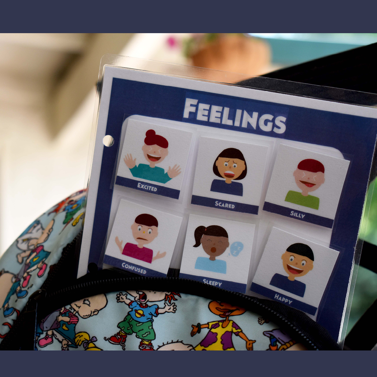 Feelings Board, Dynamic (Medium Icons, Half Page)