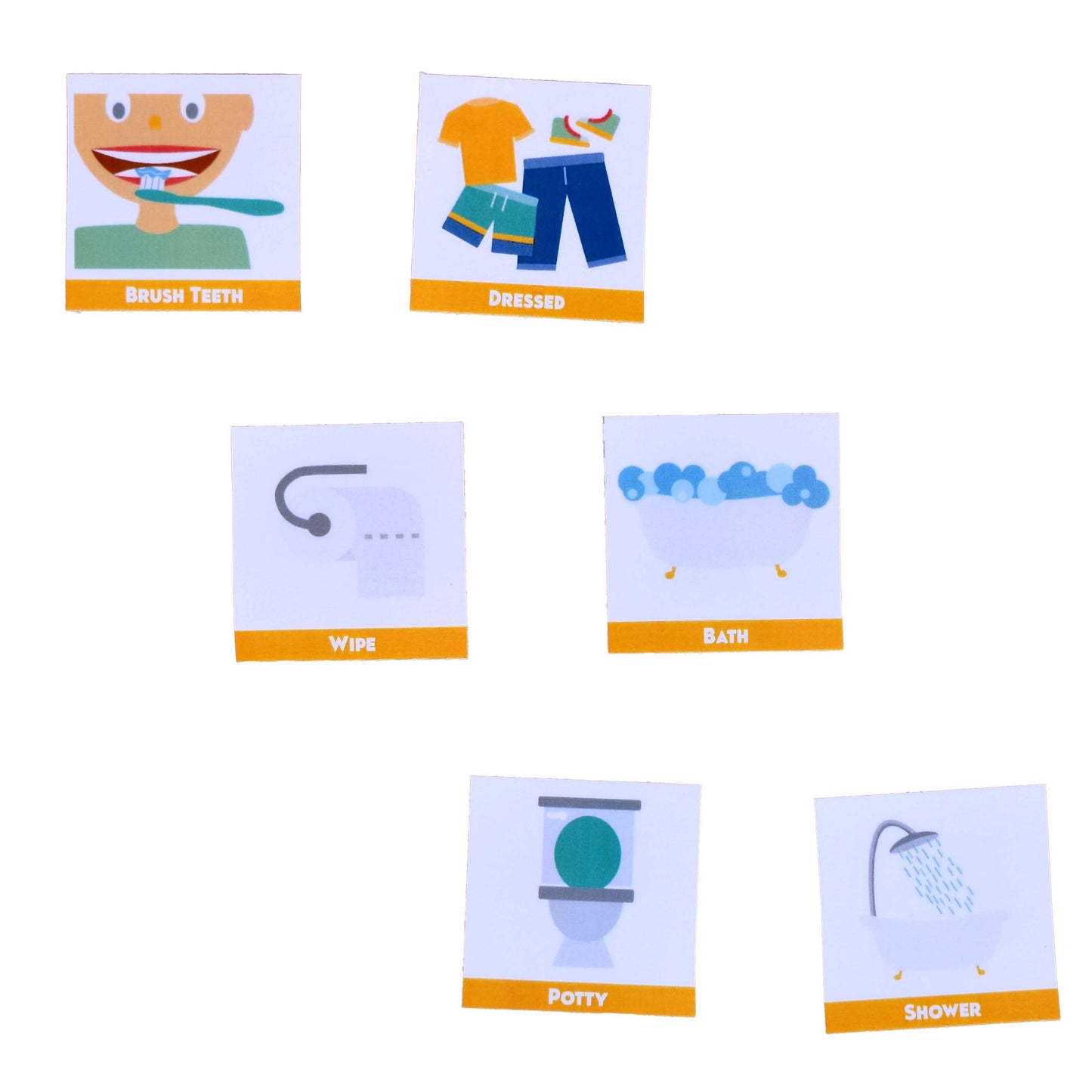 Icons, Set of 6, (2 x 2)