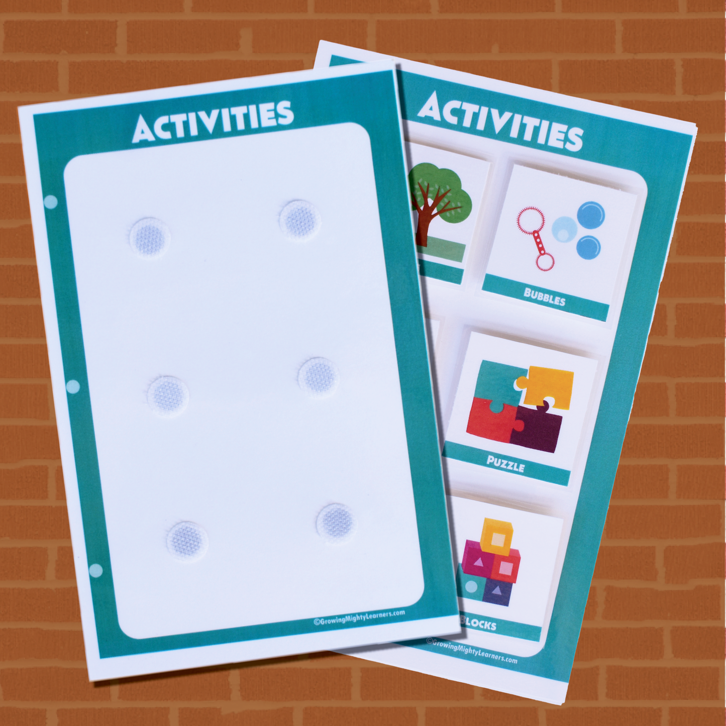 Activities Board, Dynamic (Large Icons, Half Page)