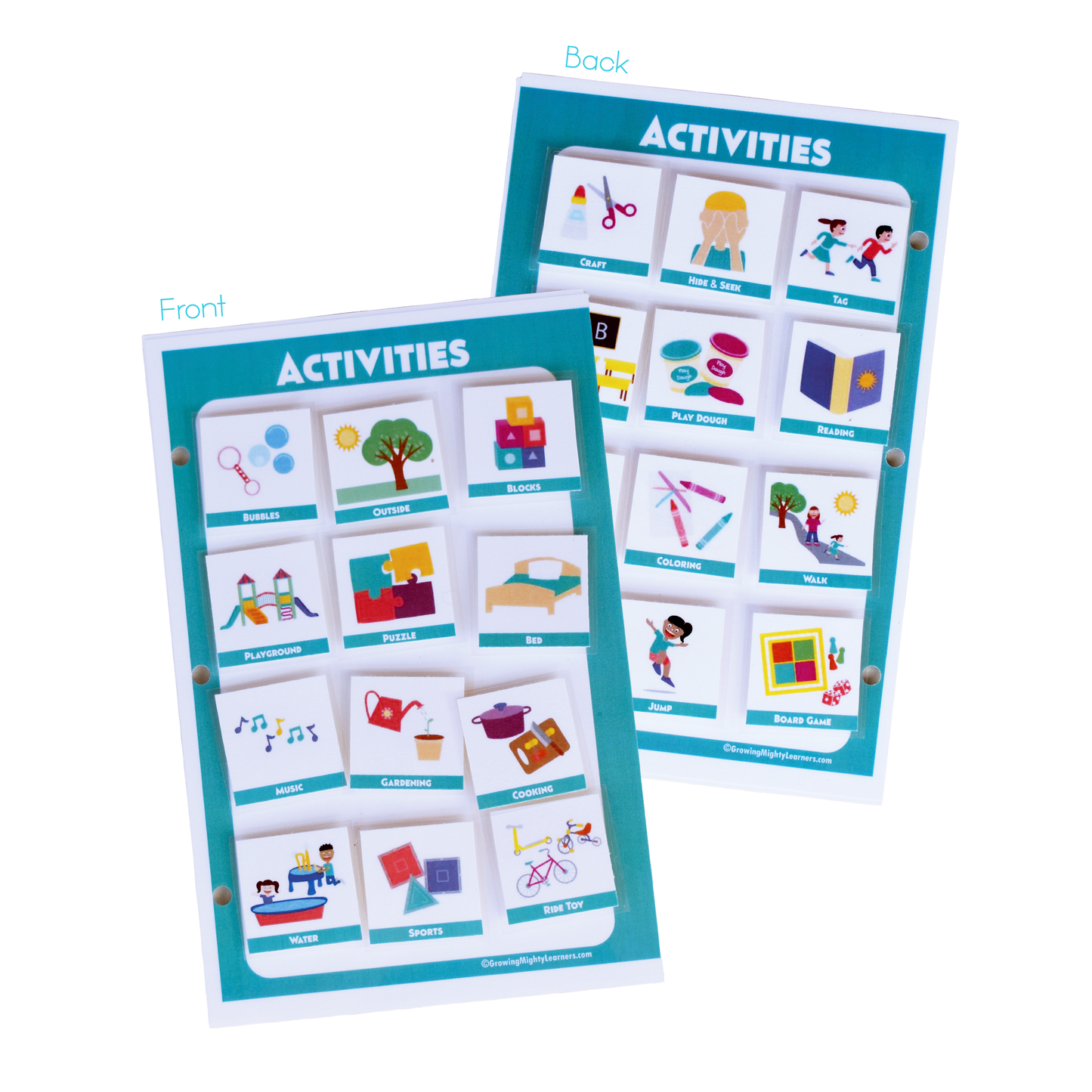 Activity Board, Dynamic (Medium Icons, Half Page)