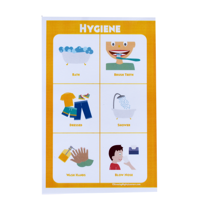 Static Hygiene Board (Large Image, Half Page)