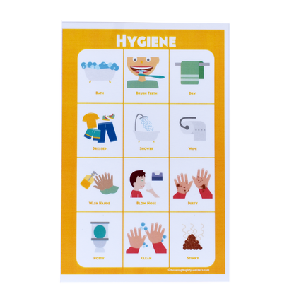 Static Dual Statements & Hygiene Board (Half Page)