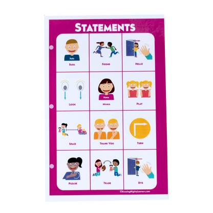 Static Dual Statements & Hygiene Board (Half Page)