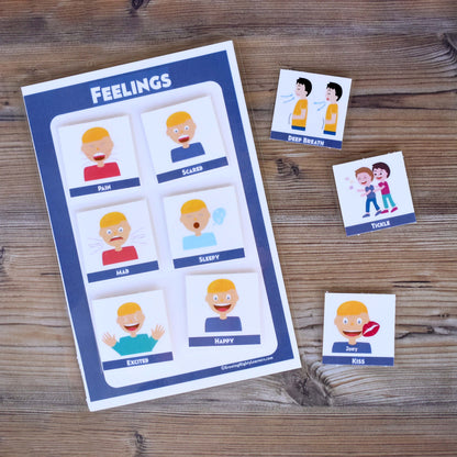 Feelings Board,, Dynamic (Large Icons, Half Page)