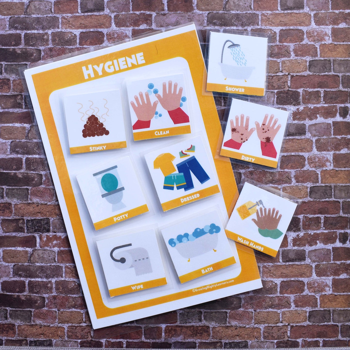 Hygiene Board, Dynamic (Large Icons, Half Page)