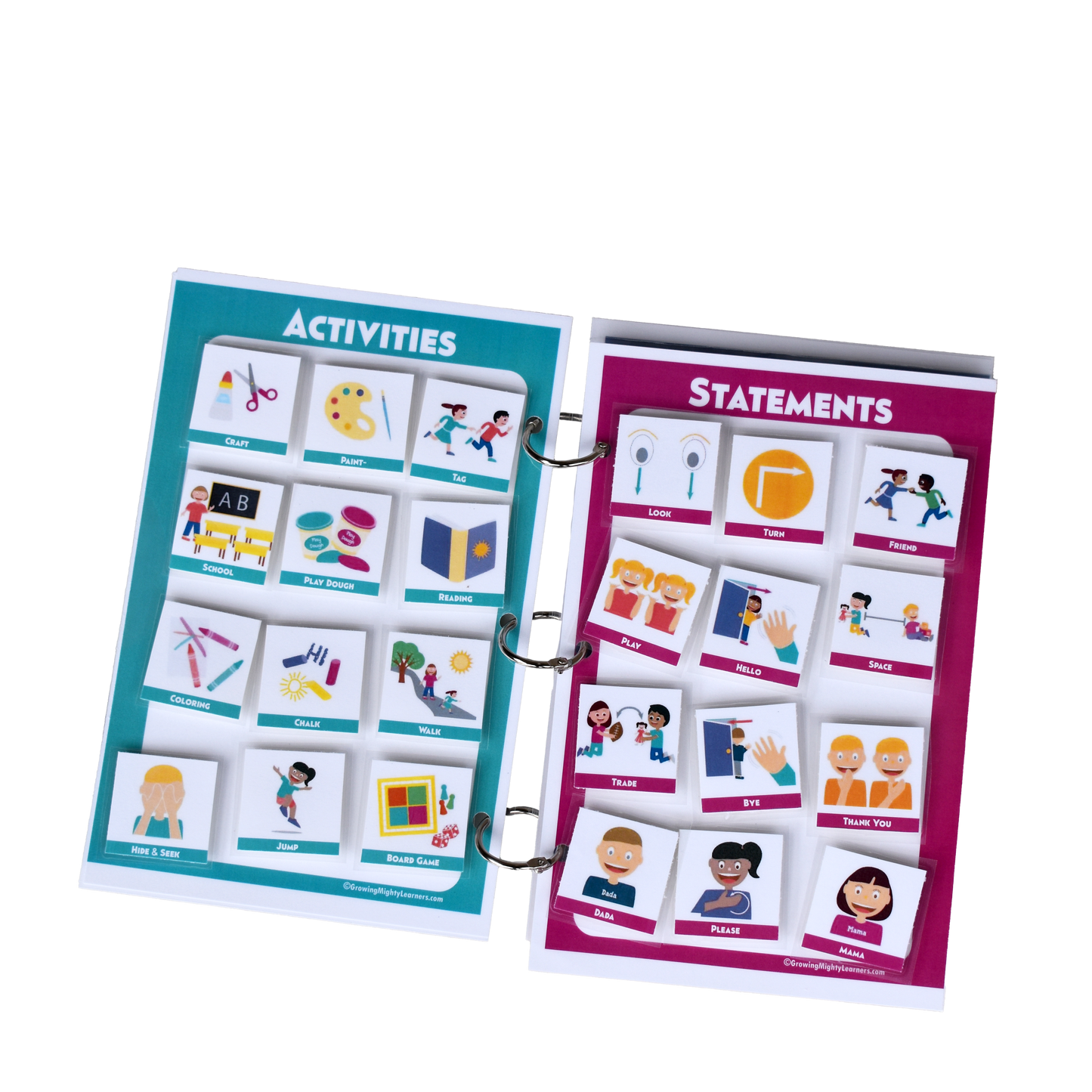 Half Page Communication Board Bundle (Plus CORE)