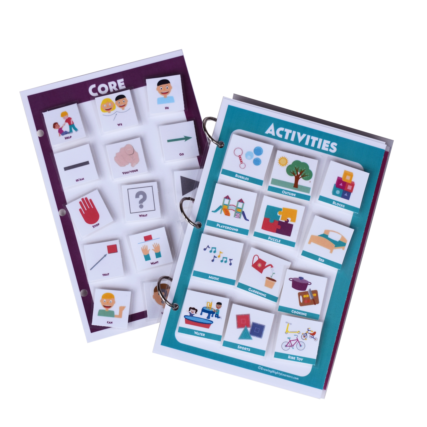 Half Page Communication Board Bundle (Plus CORE)