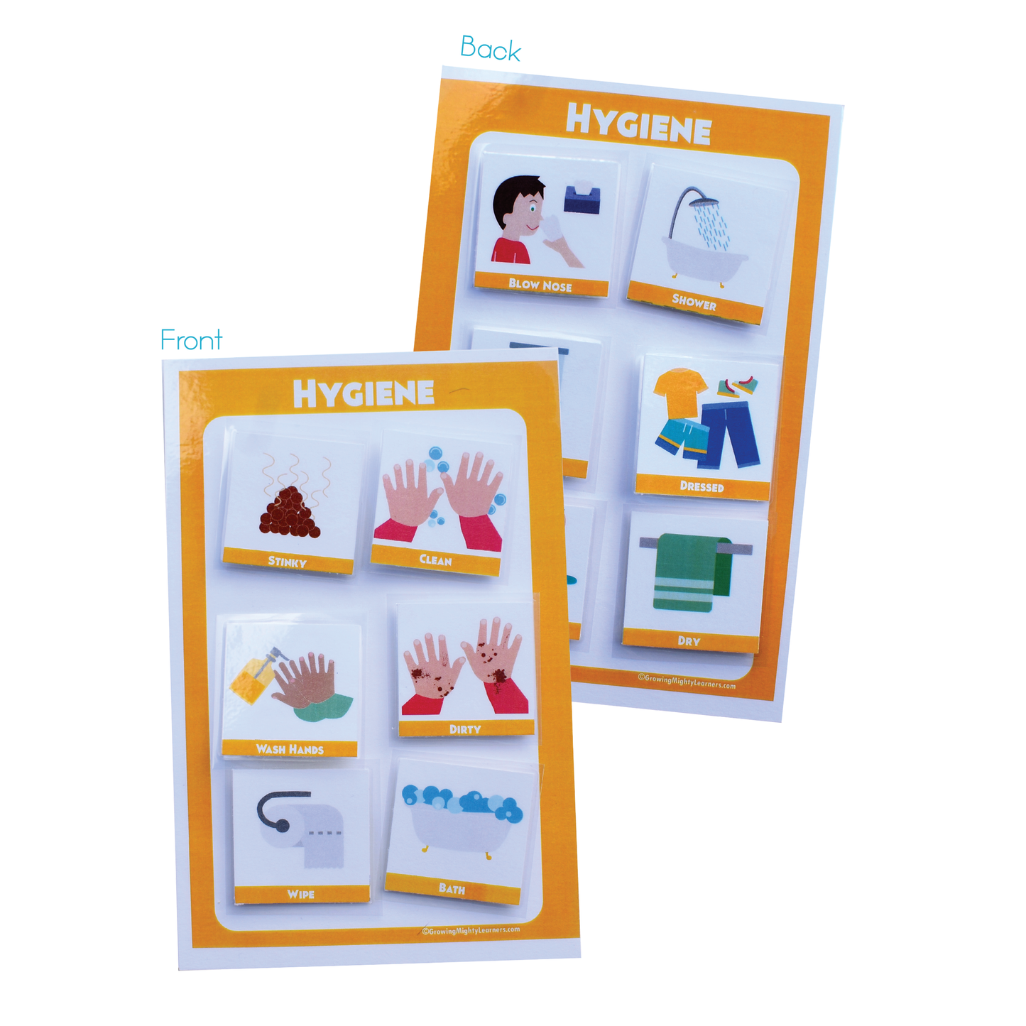 Hygiene Board, Dynamic (Large Icons, Half Page)