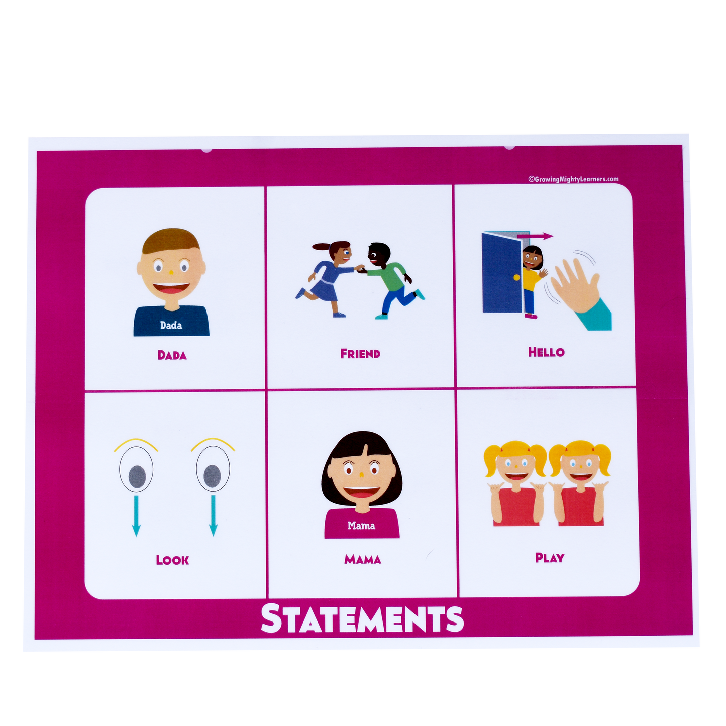 Static Statements Board (Full Page)