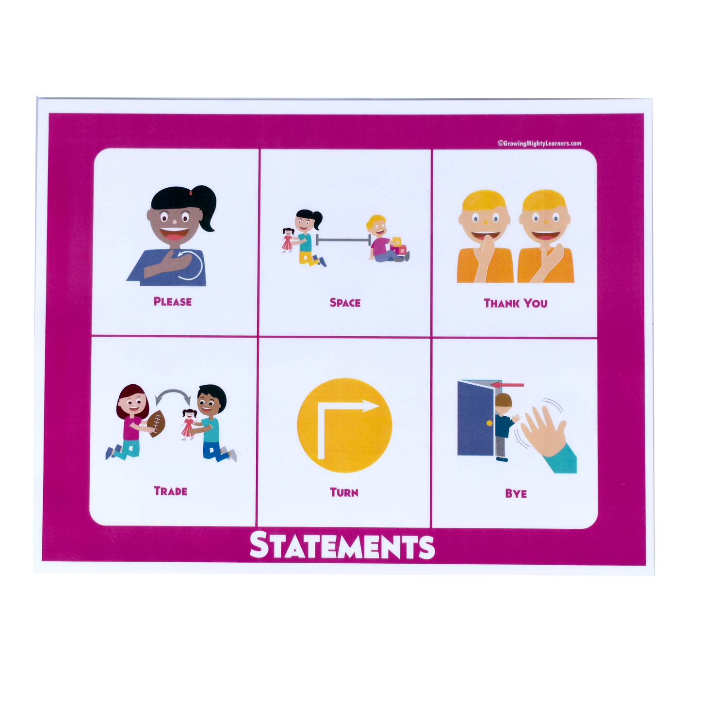 Static Statements Board (Full Page)