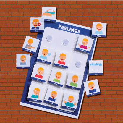 Feelings Board, Dynamic (Medium Icons, Half Page)